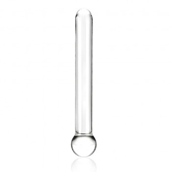 Skleněné dildo Glas - Straight Glass 17 x Ø 2 cm