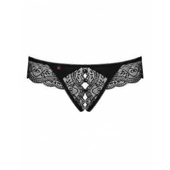 Tanga s otevřeným rozkrokem Obsessive Miamor