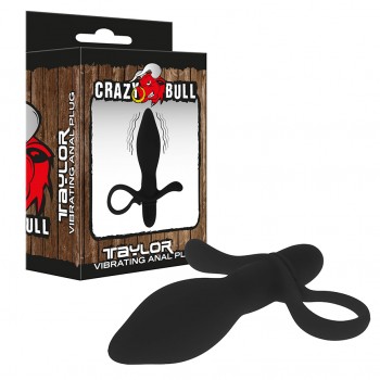 Vibrační anální kolík Crazy Bull Taylor 13 cm