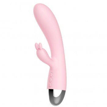 Vibrátor Leten Faye světle růžový 19 cm