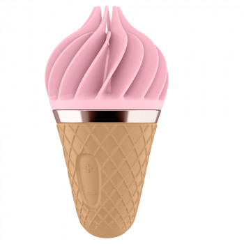 Vibrátor na klitoris ve tvaru zmrzliny 🍦 Satisfyer Sweet Treat