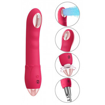 Vibrátor s vodní tryskou Showers to orgasm 20 cm