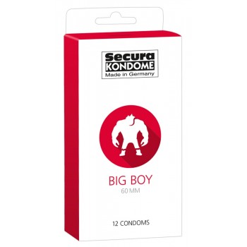 XXL kondomy Secura Big Boy 60 mm 12 ks