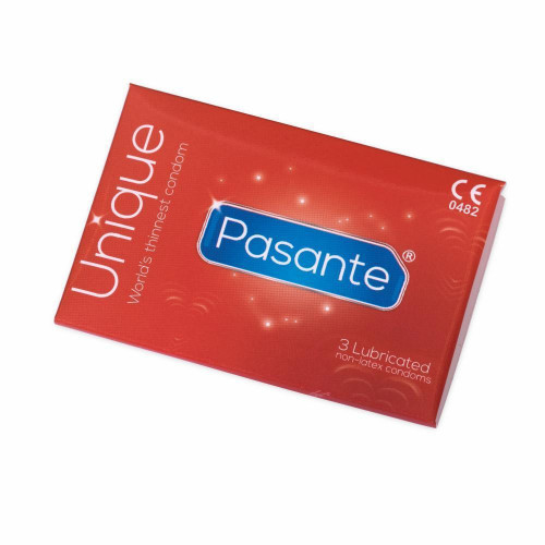 Bezlatexové kondomy Pasante Unique 60 mm