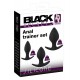 3dílná sada análních kolíků Black Velvets Anal Trainer Set