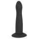 Anální kolík s přísavkou Black Velvets plug 17 x Ø 3,6 cm