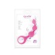 Anální kuličky Glamy Love pacifier 17 x Ø 2,8 cm