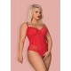 Červené dámské body Obsessive Jolierose