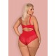 Červené dámské body Obsessive Jolierose