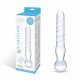 Skleněné dildo Glas - Joystick Clear 20 cm