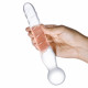 Skleněné dildo Glas - Joystick Clear 20 cm