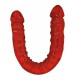 Dvojité realistické dildo Ultra Dong červené 43 x Ø 4 cm