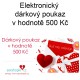 Elektronický valentýnský ❤️ dárkový poukaz 500 Kč