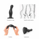 Flexibilní dildo Strap-on-me pro stimulaci G bodu nebo prostaty 14 x Ø 3,2 cm