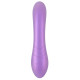 Flexibilní vibrátor králíček s metalickým leskem 18,3 cm