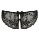 Krajkové kalhotky s otevřeným rozkrokem Cottelli Lingerie