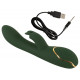 Luxusní vibrátor králíček  🐰 Emerald Love 23 cm