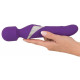 Oboustranný vibrátor Javida Wand & Pearl 24 cm