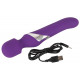 Oboustranný vibrátor Javida Wand & Pearl 24 cm