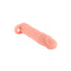 Prodlužující návlek na penis a varlata Real Extender Hugy 15,5 x Ø 3,5 cm