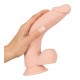 Realistické dildo s přísavkou Nature Skin 24 x Ø 4,4 cm