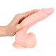 Silikonové dildo s přísavkou 21 x Ø 3,8 cm