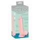 Silikonové dildo s přísavkou 21 x Ø 3,8 cm