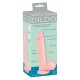 Silikonové dildo s přísavkou 21 x Ø 3,8 cm