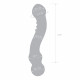 Skleněné dildo Glas na bod G transparentní 14,5 cm