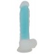 Svítící dildo 💡 s přísavkou Glow in the Dark 20,5 x Ø 4 cm