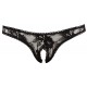 Tanga s otevřeným rozkrokem Cottelli Lingerie