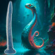 XXL dildo s přísavkou Eel of Ecstasy 46 x Ø 5,2 cm