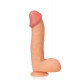 XXL dildo s přísavkou The Super Capitan Red 29 x Ø 6,5 cm